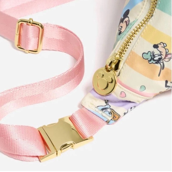 Stoney Clover Lane & Disney Pastel Striped Jumbo Fanny Bag - Picture 3 of 5